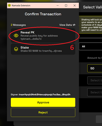 Reveal PK